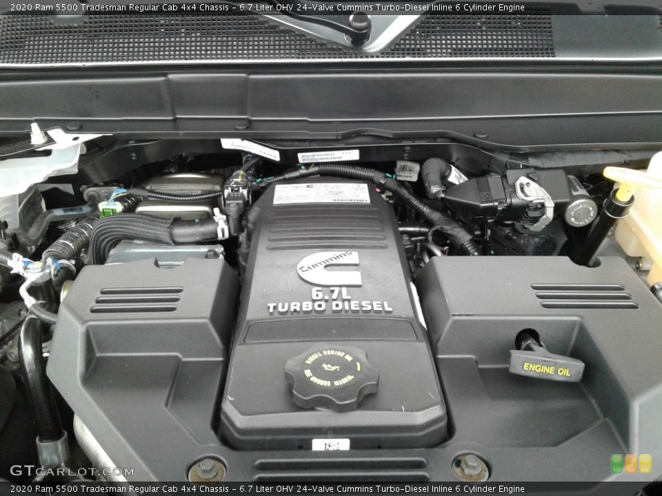 6.7 Liter OHV 24-Valve Cummins Turbo-Diesel Inline 6 Cylinder Engine for the 2020 Ram 5500 #137176123