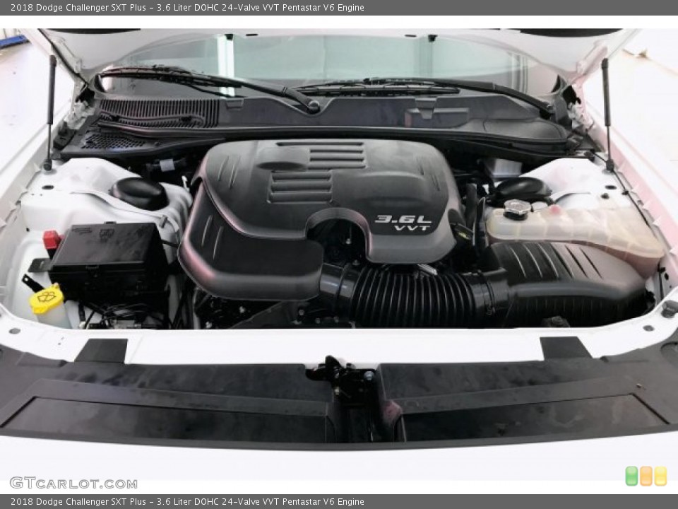 3.6 Liter DOHC 24-Valve VVT Pentastar V6 2018 Dodge Challenger Engine