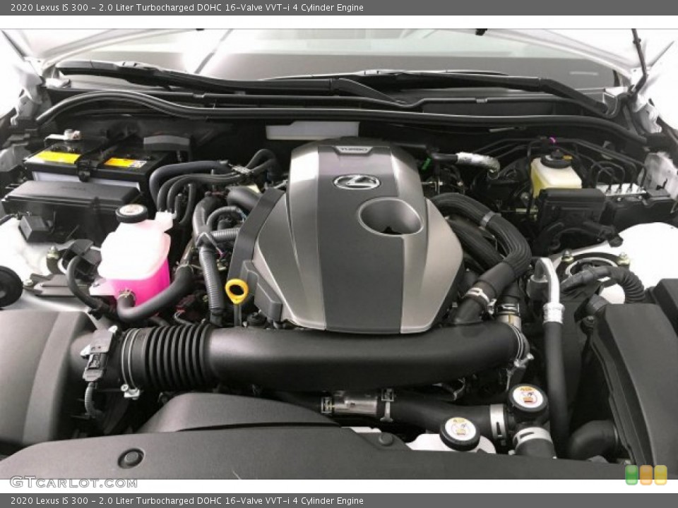 2.0 Liter Turbocharged DOHC 16-Valve VVT-i 4 Cylinder 2020 Lexus IS Engine