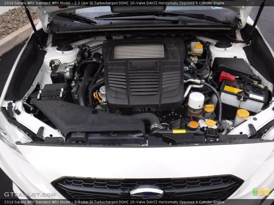 2.0 Liter DI Turbocharged DOHC 16-Valve DAVCS Horizontally Opposed 4 Cylinder Engine for the 2019 Subaru WRX #137538121