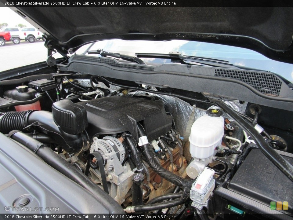 6.0 Liter OHV 16-Valve VVT Vortec V8 2018 Chevrolet Silverado 2500HD Engine