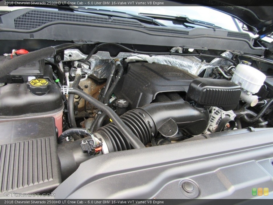 6.0 Liter OHV 16-Valve VVT Vortec V8 Engine for the 2018 Chevrolet Silverado 2500HD #138220544