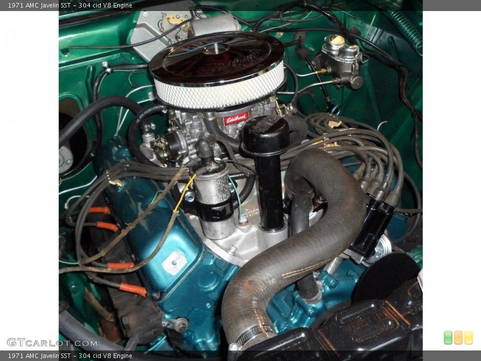 304 cid V8 1971 AMC Javelin Engine