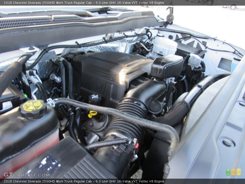 6.0 Liter OHV 16-Valve VVT Vortec V8 Engine for the 2018 Chevrolet Silverado 2500HD #138238639