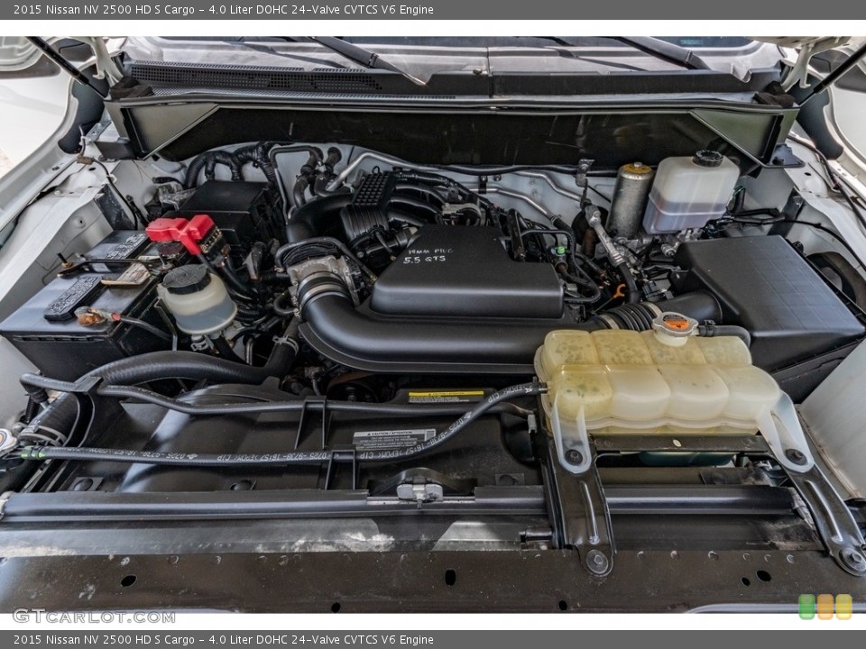 4.0 Liter DOHC 24-Valve CVTCS V6 2015 Nissan NV Engine