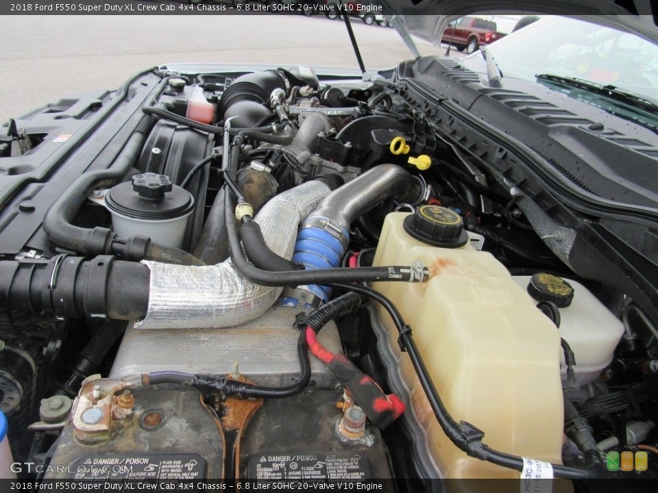 6.8 Liter SOHC 20-Valve V10 Engine for the 2018 Ford F550 Super Duty #138279121