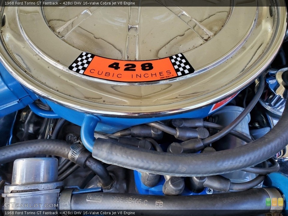 428ci OHV 16-Valve Cobra Jet V8 Engine for the 1968 Ford Torino #138281144