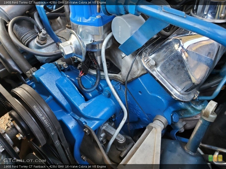 428ci OHV 16-Valve Cobra Jet V8 Engine for the 1968 Ford Torino #138281150