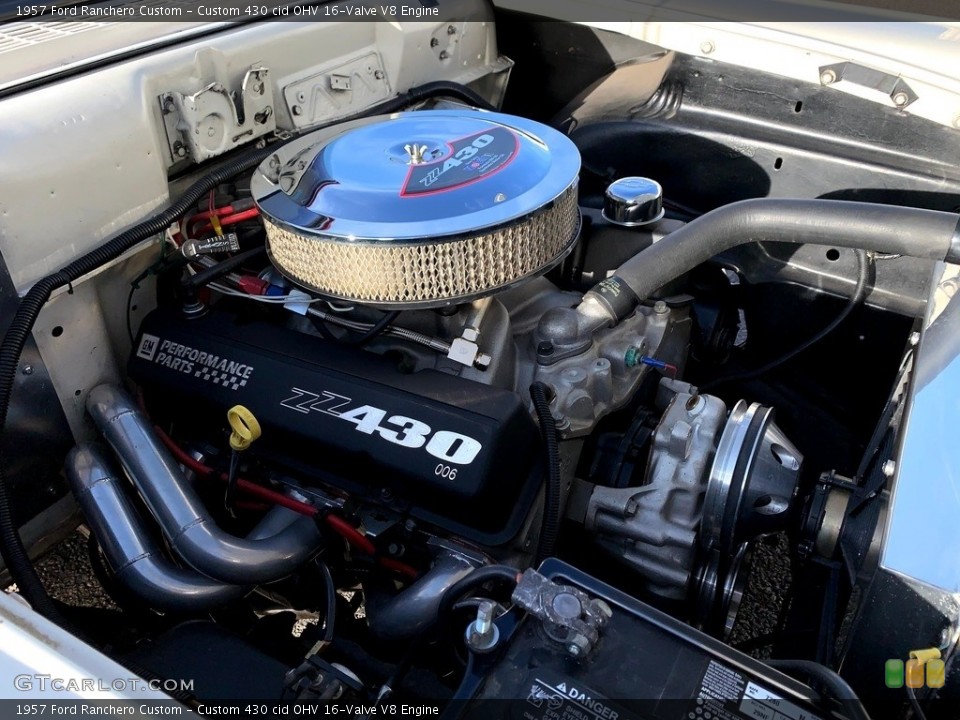 Custom 430 cid OHV 16-Valve V8 1957 Ford Ranchero Engine