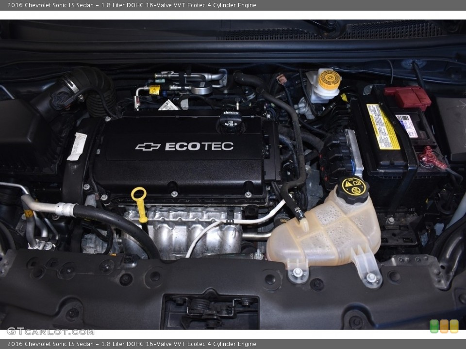 1.8 Liter DOHC 16-Valve VVT Ecotec 4 Cylinder 2016 Chevrolet Sonic Engine