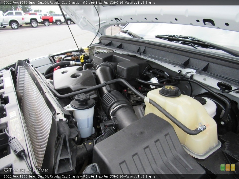 6.2 Liter Flex-Fuel SOHC 16-Valve VVT V8 Engine for the 2011 Ford F250 Super Duty #138304034