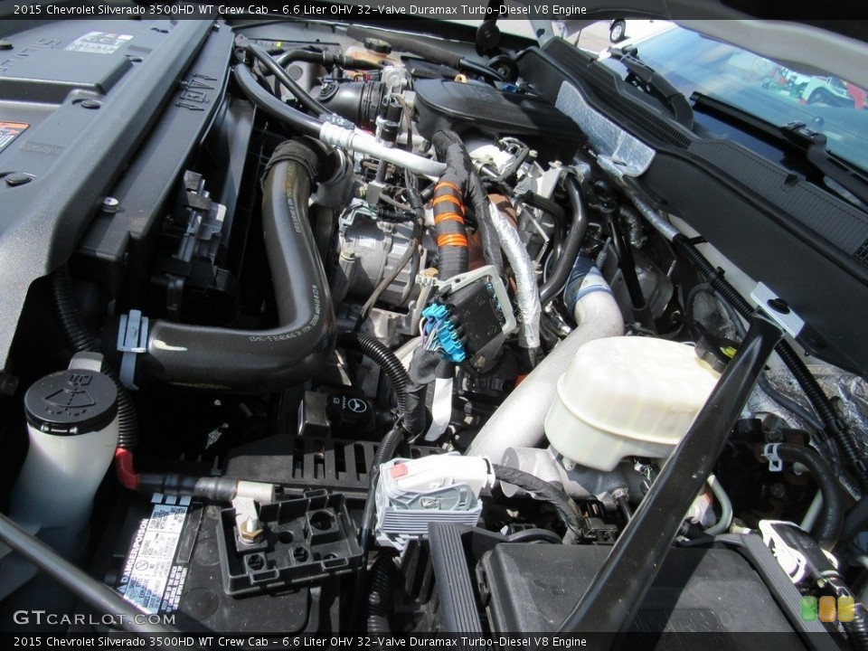6.6 Liter OHV 32-Valve Duramax Turbo-Diesel V8 Engine for the 2015 Chevrolet Silverado 3500HD #138308992