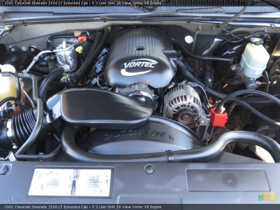 5.3 Liter OHV 16 Valve Vortec V8 Engine for the 2002 Chevrolet Silverado 1500 #138325740