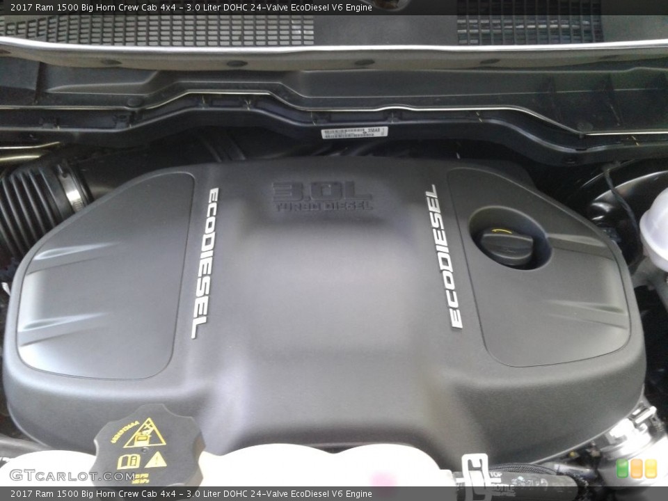 3.0 Liter DOHC 24-Valve EcoDiesel V6 2017 Ram 1500 Engine