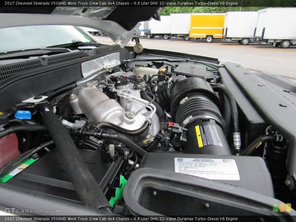 6.6 Liter OHV 32-Valve Duramax Turbo-Diesel V8 Engine for the 2017 Chevrolet Silverado 3500HD #138351192
