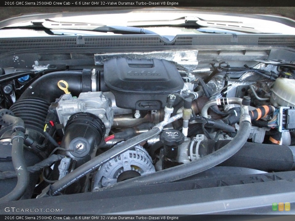 6.6 Liter OHV 32-Valve Duramax Turbo-Diesel V8 Engine for the 2016 GMC Sierra 2500HD #138356811