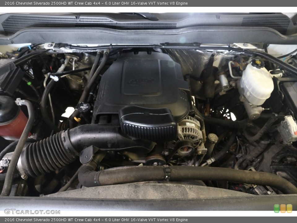 6.0 Liter OHV 16-Valve VVT Vortec V8 Engine for the 2016 Chevrolet Silverado 2500HD #138362420