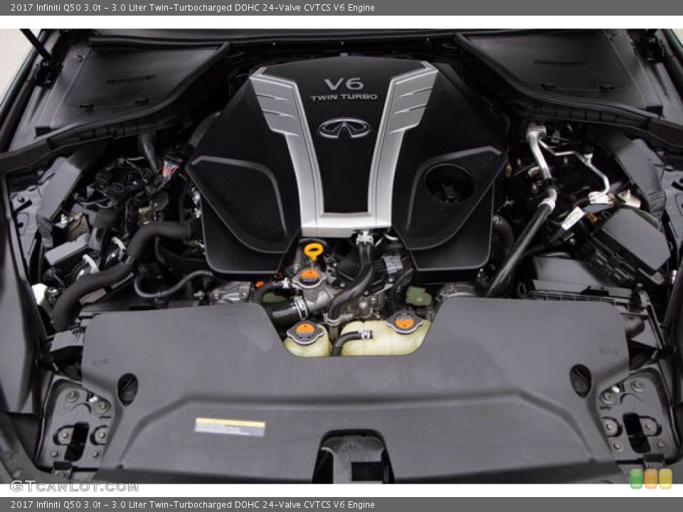 3.0 Liter Twin-Turbocharged DOHC 24-Valve CVTCS V6 Engine for the 2017 Infiniti Q50 #138372305