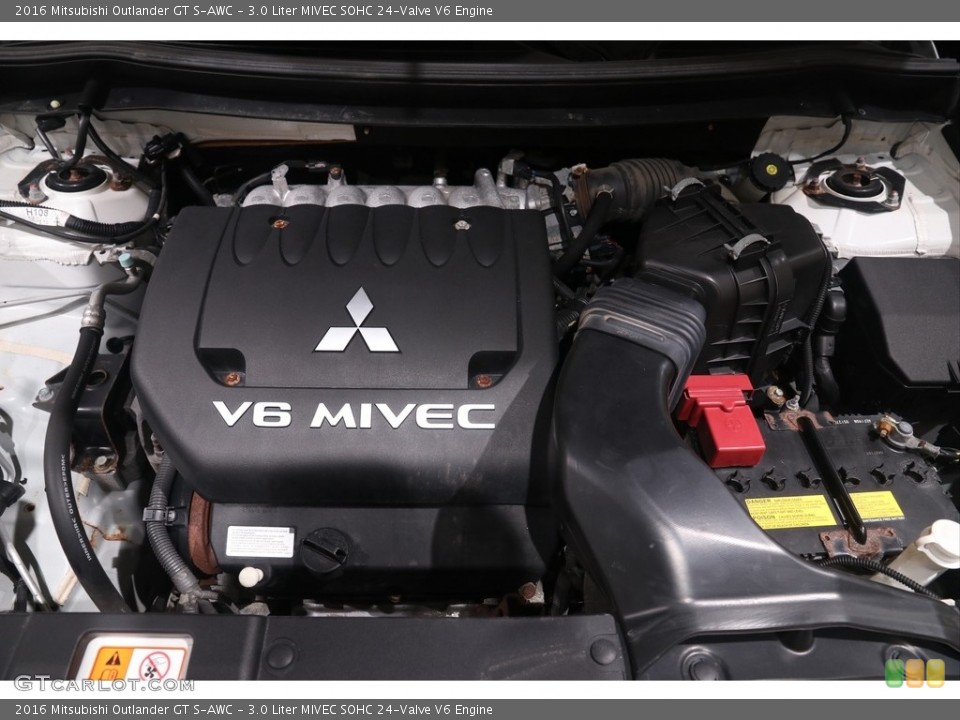 3.0 Liter MIVEC SOHC 24-Valve V6 2016 Mitsubishi Outlander Engine