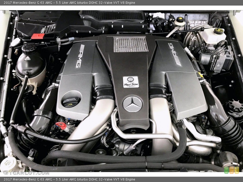 5.5 Liter AMG biturbo DOHC 32-Valve VVT V8 Engine for the 2017 Mercedes-Benz G #138436911