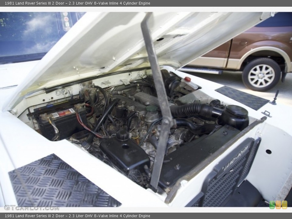 2.3 Liter OHV 8-Valve Inline 4 Cylinder 1981 Land Rover Series III Engine