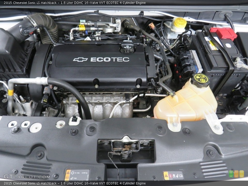1.8 Liter DOHC 16-Valve VVT ECOTEC 4 Cylinder 2015 Chevrolet Sonic Engine