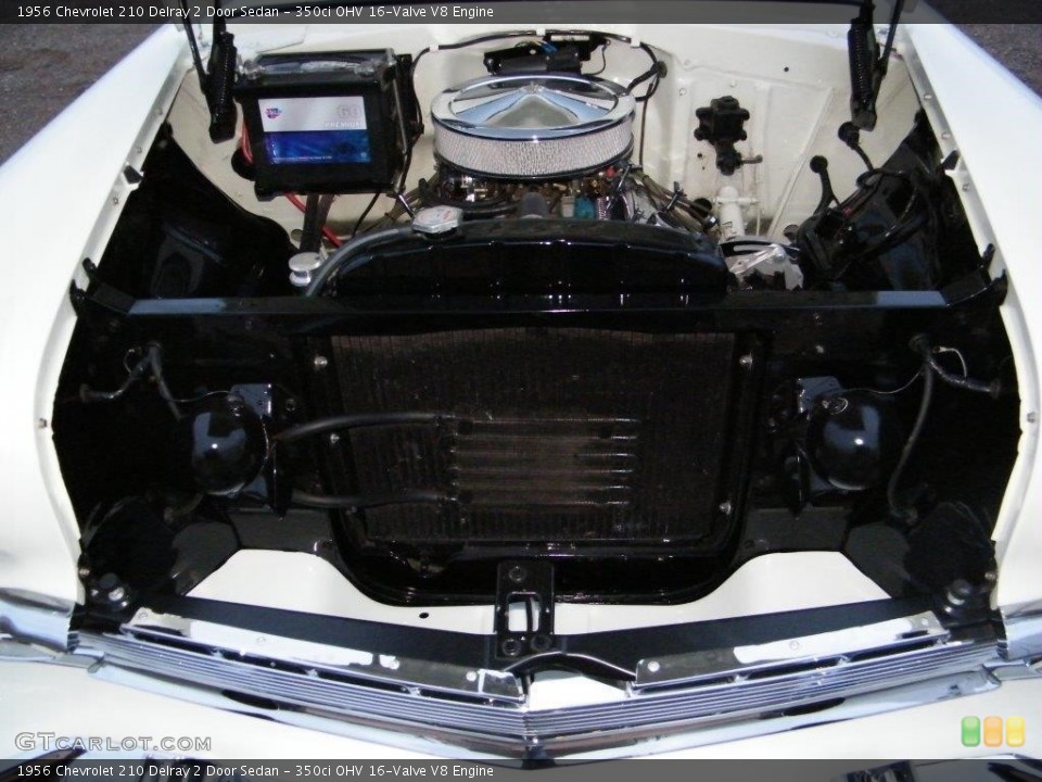350ci OHV 16-Valve V8 1956 Chevrolet 210 Engine