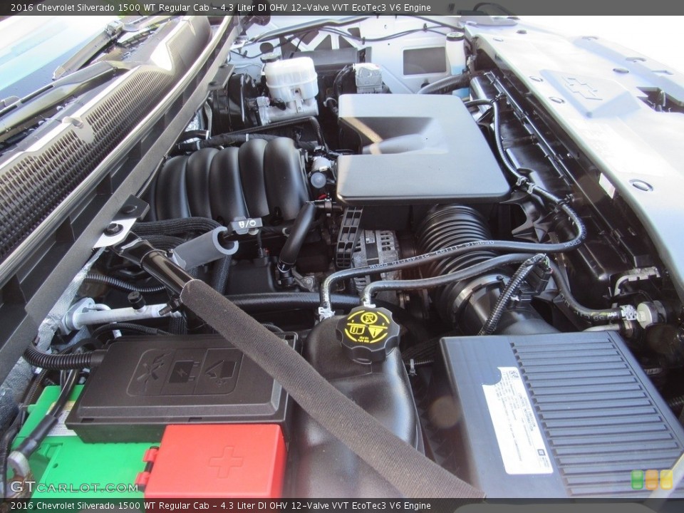 4.3 Liter DI OHV 12-Valve VVT EcoTec3 V6 Engine for the 2016 Chevrolet Silverado 1500 #138509511