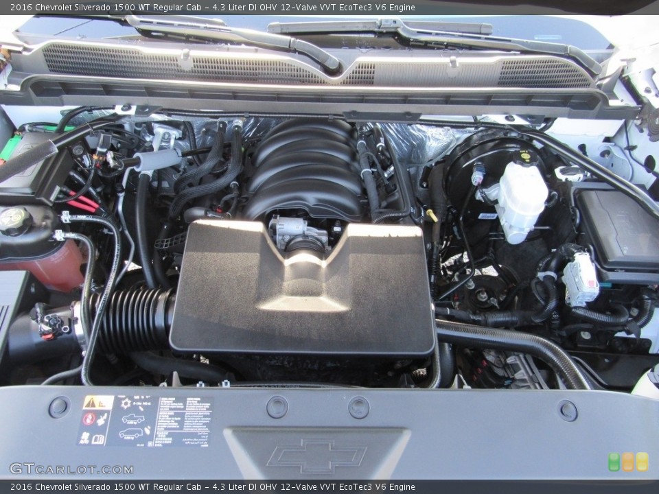 4.3 Liter DI OHV 12-Valve VVT EcoTec3 V6 Engine for the 2016 Chevrolet Silverado 1500 #138509538