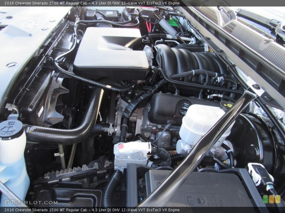4.3 Liter DI OHV 12-Valve VVT EcoTec3 V6 Engine for the 2016 Chevrolet Silverado 1500 #138509556