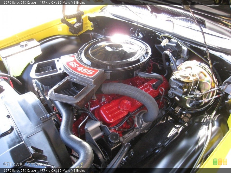 455 cid OHV16-Valve V8 Engine for the 1970 Buick GSX #138516983