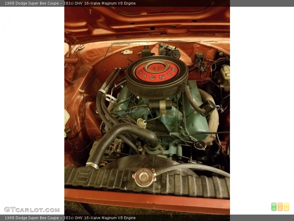 383ci OHV 16-Valve Magnum V8 Engine for the 1968 Dodge Super Bee #138523119