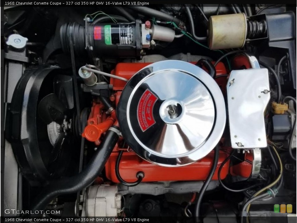 327 cid 350 HP OHV 16-Valve L79 V8 Engine for the 1968 Chevrolet Corvette #138525855