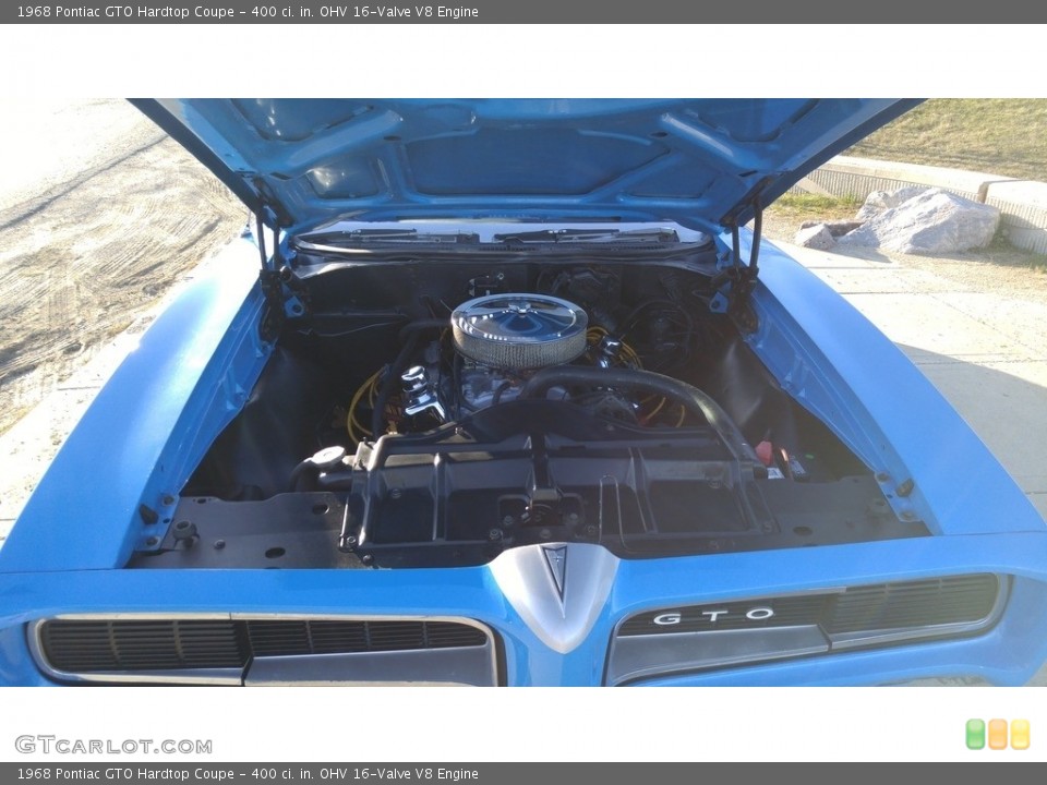 400 ci. in. OHV 16-Valve V8 1968 Pontiac GTO Engine