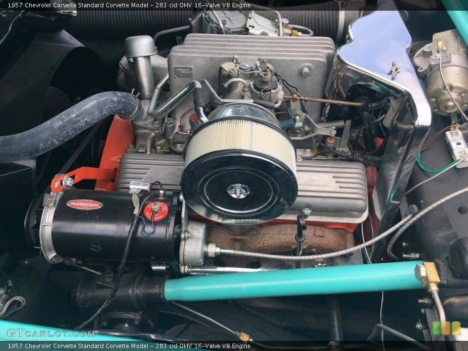 283 cid OHV 16-Valve V8 Engine for the 1957 Chevrolet Corvette #138531078