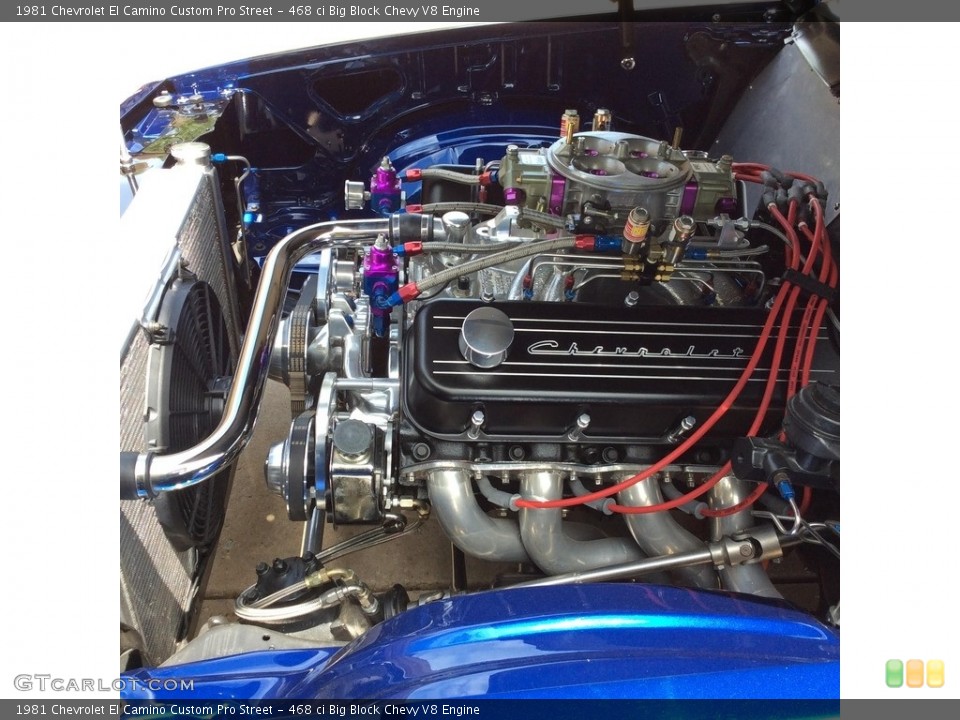 468 ci Big Block Chevy V8 Engine for the 1981 Chevrolet El Camino #138533454