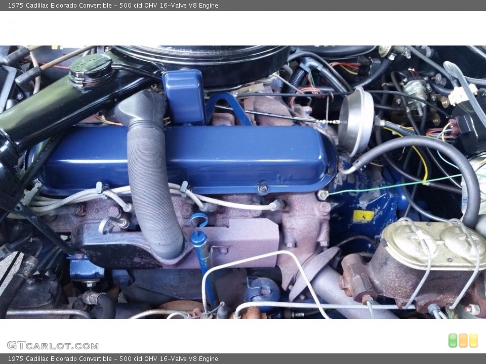 500 cid OHV 16-Valve V8 Engine for the 1975 Cadillac Eldorado #138533664