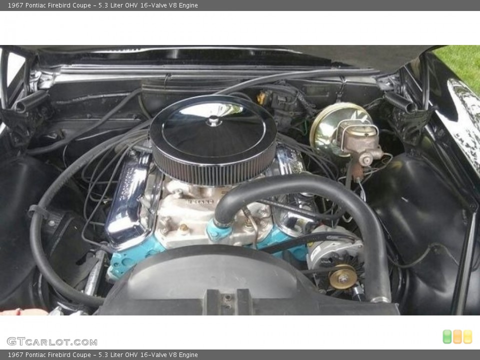 5.3 Liter OHV 16-Valve V8 Engine for the 1967 Pontiac Firebird #138538140