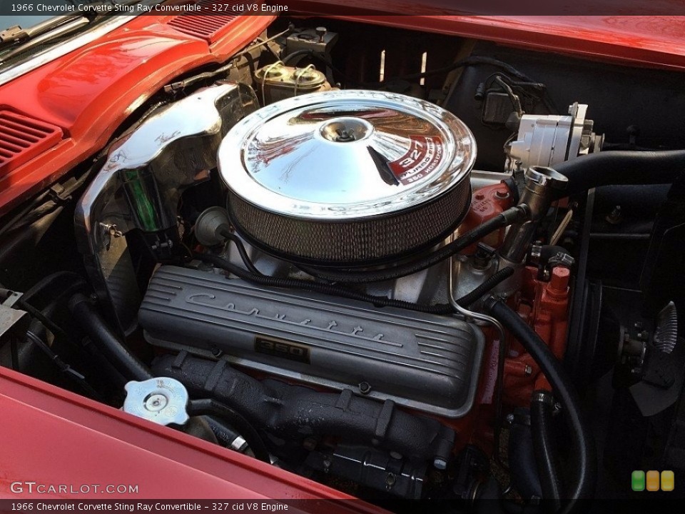 327 cid V8 1966 Chevrolet Corvette Engine