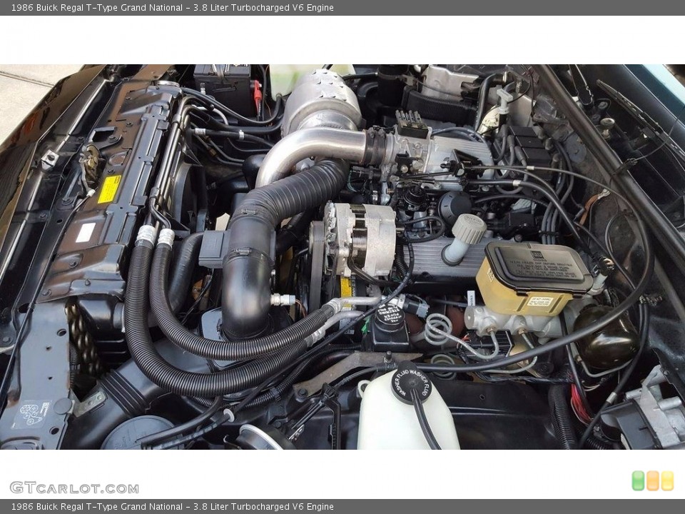 3.8 Liter Turbocharged V6 Engine for the 1986 Buick Regal #138544140