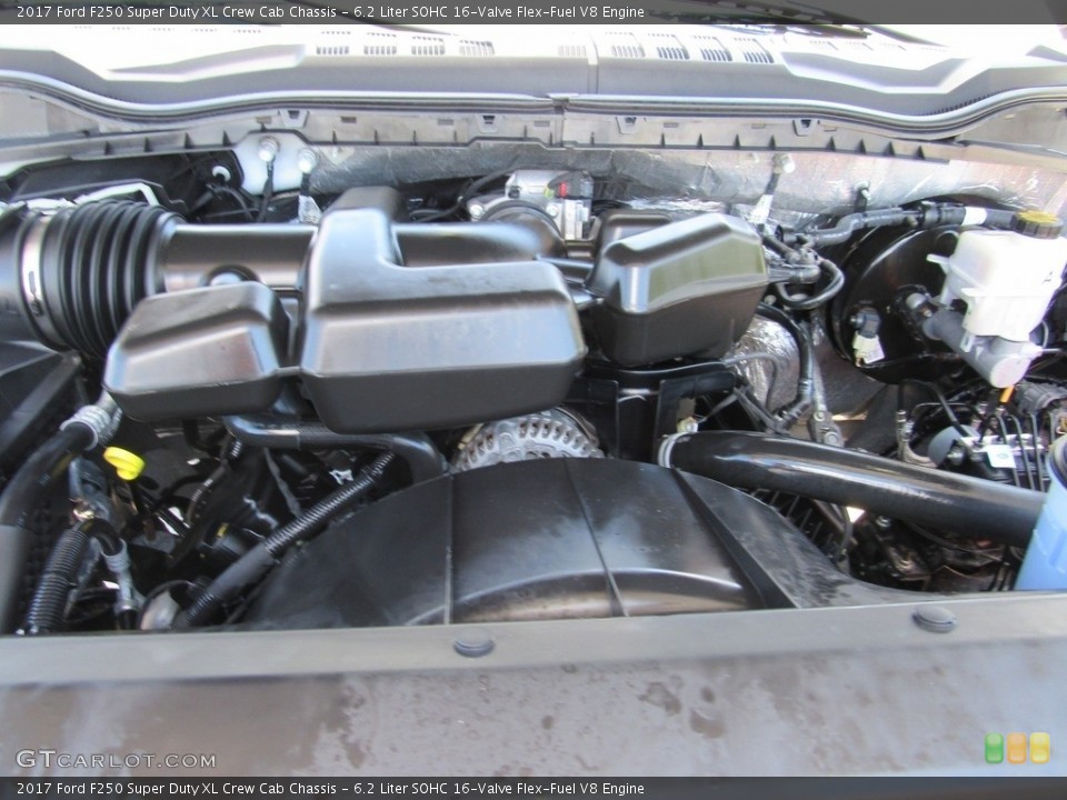 6.2 Liter SOHC 16-Valve Flex-Fuel V8 Engine for the 2017 Ford F250 Super Duty #138544773
