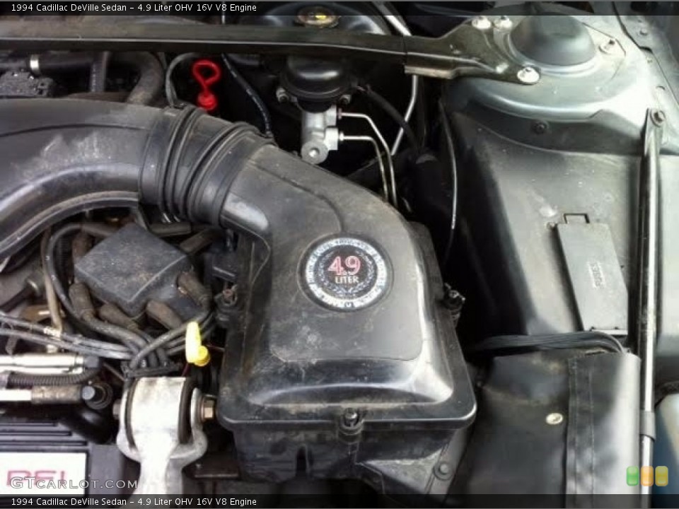 4.9 Liter OHV 16V V8 Engine for the 1994 Cadillac DeVille #138545337