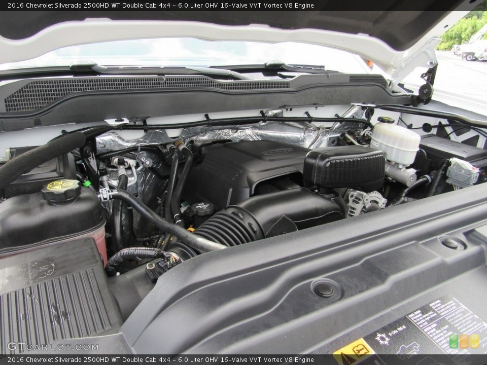 6.0 Liter OHV 16-Valve VVT Vortec V8 Engine for the 2016 Chevrolet Silverado 2500HD #138547287