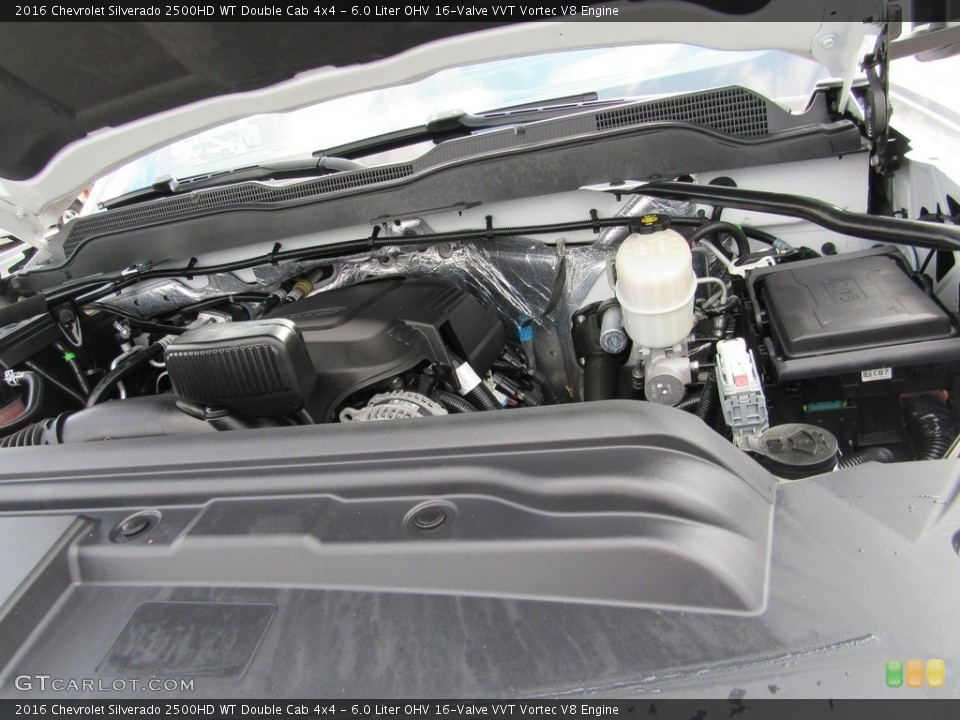 6.0 Liter OHV 16-Valve VVT Vortec V8 Engine for the 2016 Chevrolet Silverado 2500HD #138547305