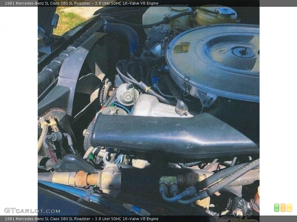 3.8 Liter SOHC 16-Valve V8 Engine for the 1981 Mercedes-Benz SL Class #138548121