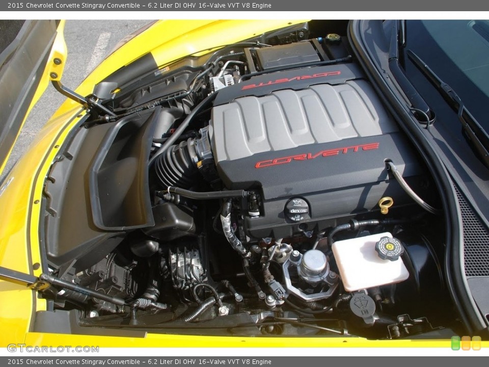6.2 Liter DI OHV 16-Valve VVT V8 2015 Chevrolet Corvette Engine