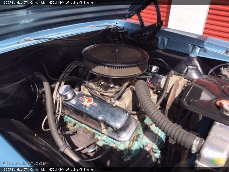 455ci OHV 16-Valve V8 1965 Pontiac GTO Engine