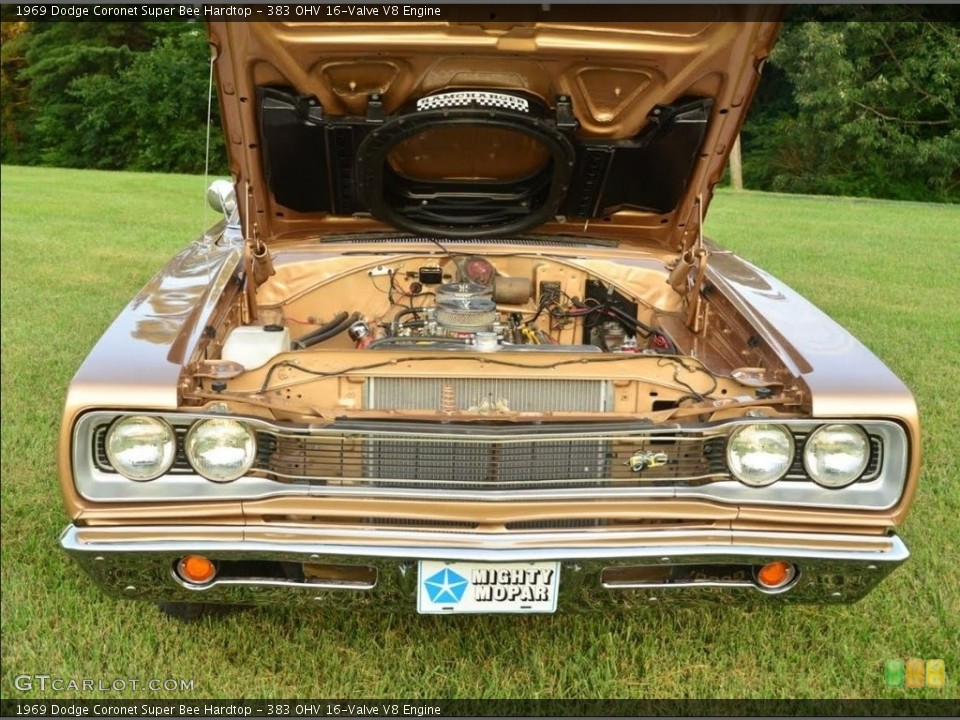 383 OHV 16-Valve V8 1969 Dodge Coronet Engine