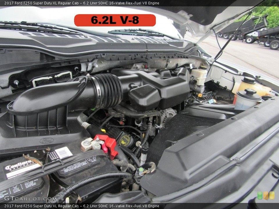 6.2 Liter SOHC 16-Valve Flex-Fuel V8 Engine for the 2017 Ford F250 Super Duty #138556038