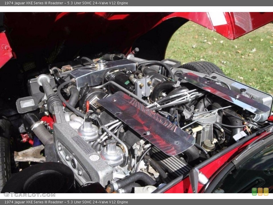 5.3 Liter SOHC 24-Valve V12 Engine for the 1974 Jaguar XKE #138558153
